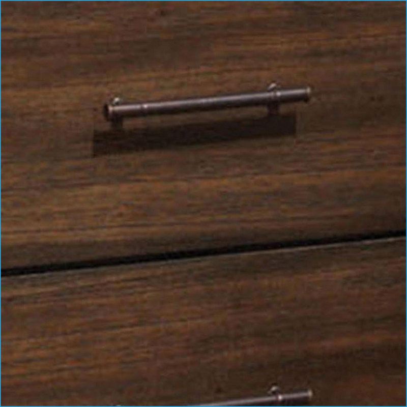 Table de chevet 2 tiroirs Rustic Oak