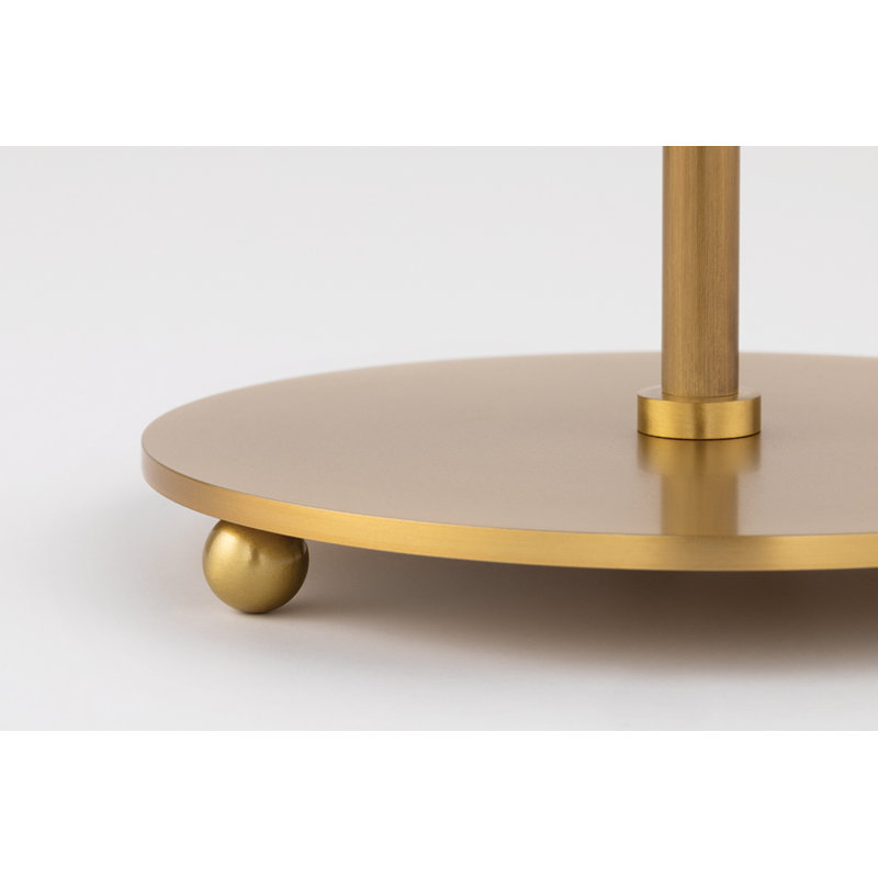 Lampe arquée 20,5 po Lupe, Laiton vieilli