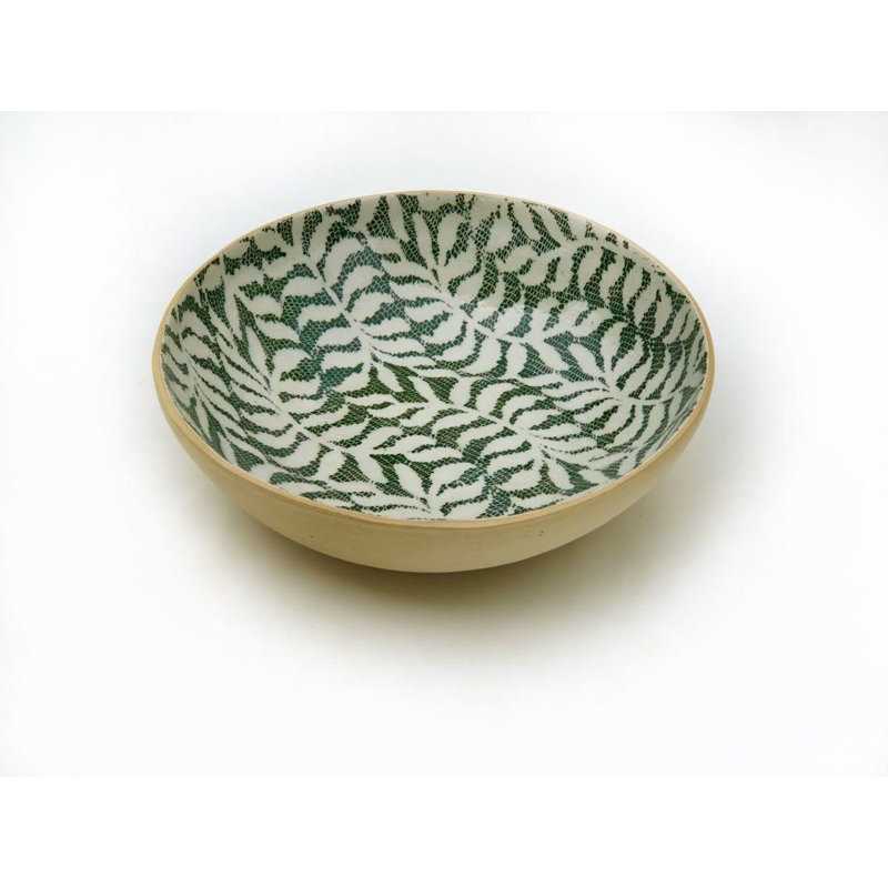 Terrafirma Ceramics 12" Pine Serving Bowl