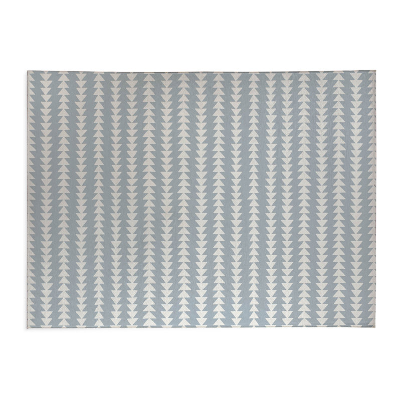 Tapis de cuisine Tribal Arrows, Bleu ardoise, Rectangulaire 2 pi x 3 pi