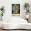 «Snowy Christmas Tree Elegant Peaceful Serene Christmas Tree Forest Winter», reproduction d'art murale-129720369