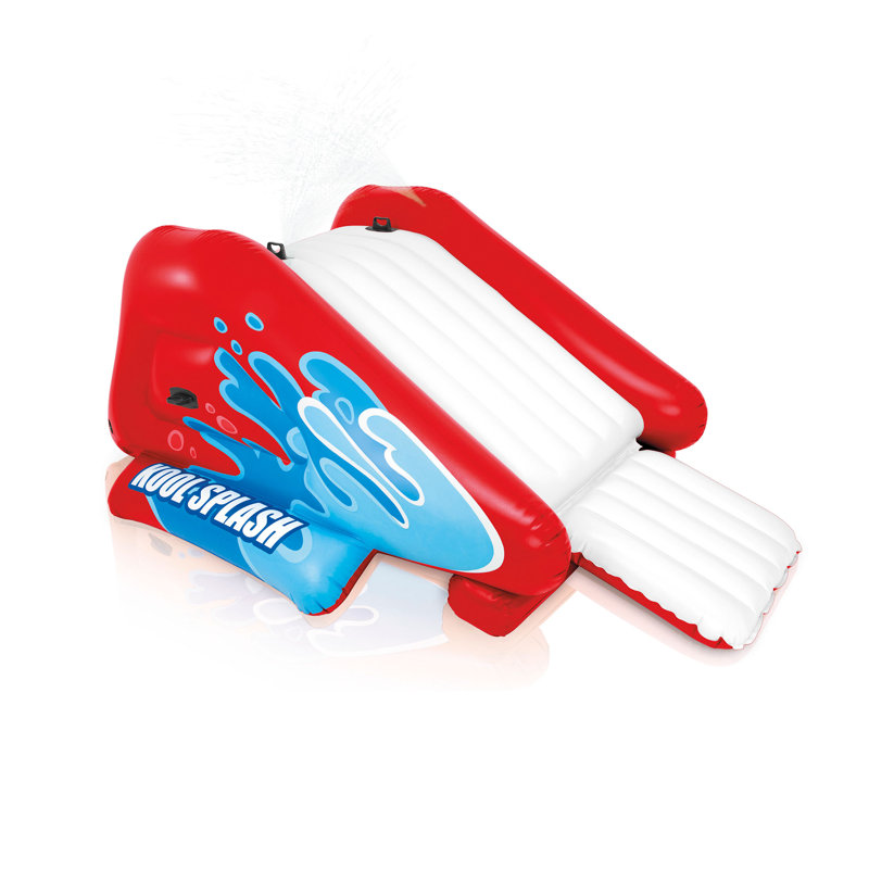 Intex Kool Splash Inflatable Pool Water Slide with Play Center