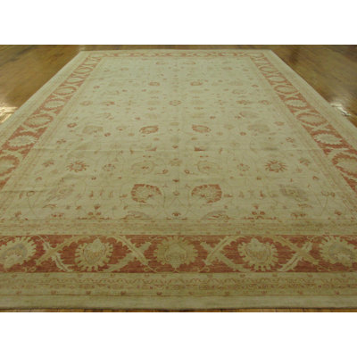 Huntingdon One-of-a-Kind 16'4" X 23'5" New Age Wool Area Rug in Cream