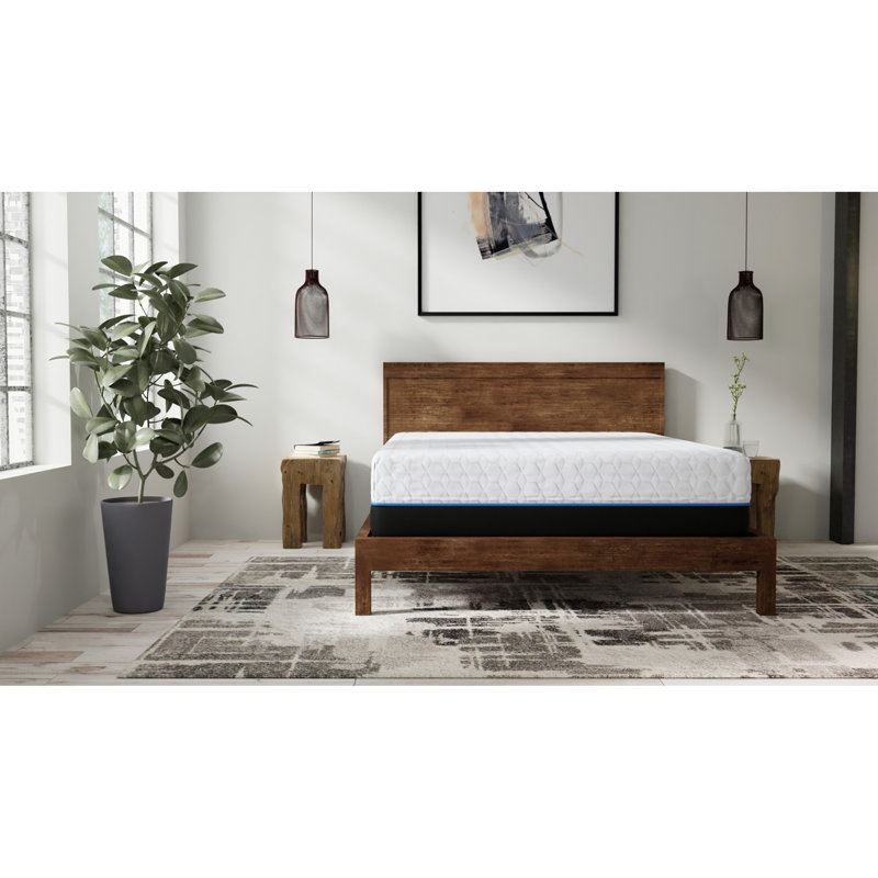 Matelas en mousse viscoélastique imprégnée de cuivre 12 pouces, Très grand simple