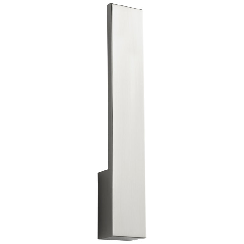 Applique murale articulée 1 lumière DEL à intensité variable, Nickel satiné