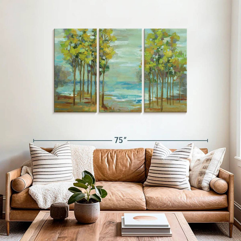 Harnek Calm Spring Trees, 36" H x 57" W