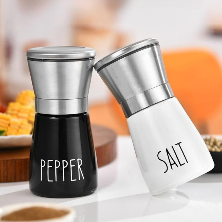  Salt and Pepper Grinder Set - 2 Pack - Pepper Mill