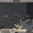 Holmesfield 9 - Light Modern Dimmable Sputnik Linear Glass Bubble Chandelier-1551573638