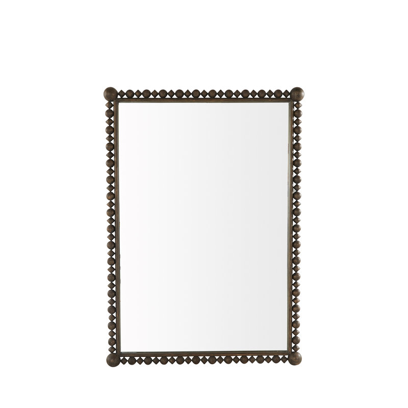 Beau Mirror - White, Brown