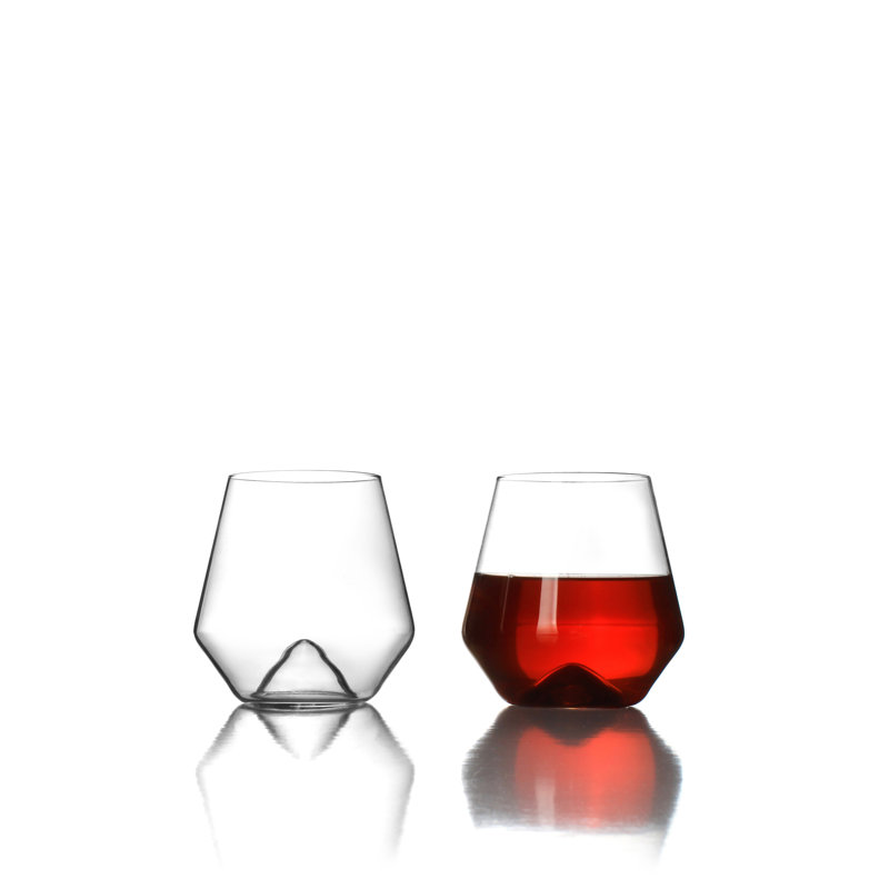 Monti Crystal Stemless Wine Glass