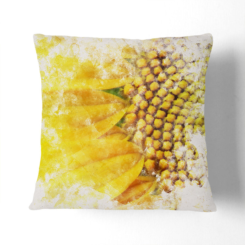 Square Throw Cushion, 40cm H x 40cm W x 15cm D, Stone