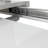 47.25''-63'' Modern White Glossy Dining Table For 4-6 People