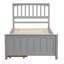 Santa Monica Platform Bed with Two Drawers-1700274923