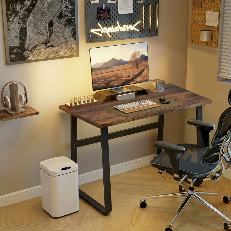 Metal Base Computer Desk