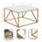 Nayely Modern Glam Square Coffee Table
