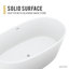 Baignoire de trempage autoportante de 61 po x 31 po Bellentin