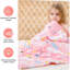 Couverture pour enfant très confortable en molleton et en coton pour dormir, 36 po x 48 po, motif licorne arc-en-ciel-2114700568