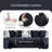 110 " Velvet U-Shaped Sofa & Chaise-1185496858