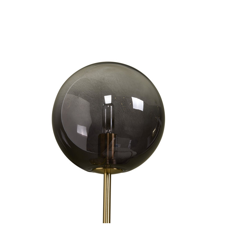Izora Sconce, Smoked, Brass