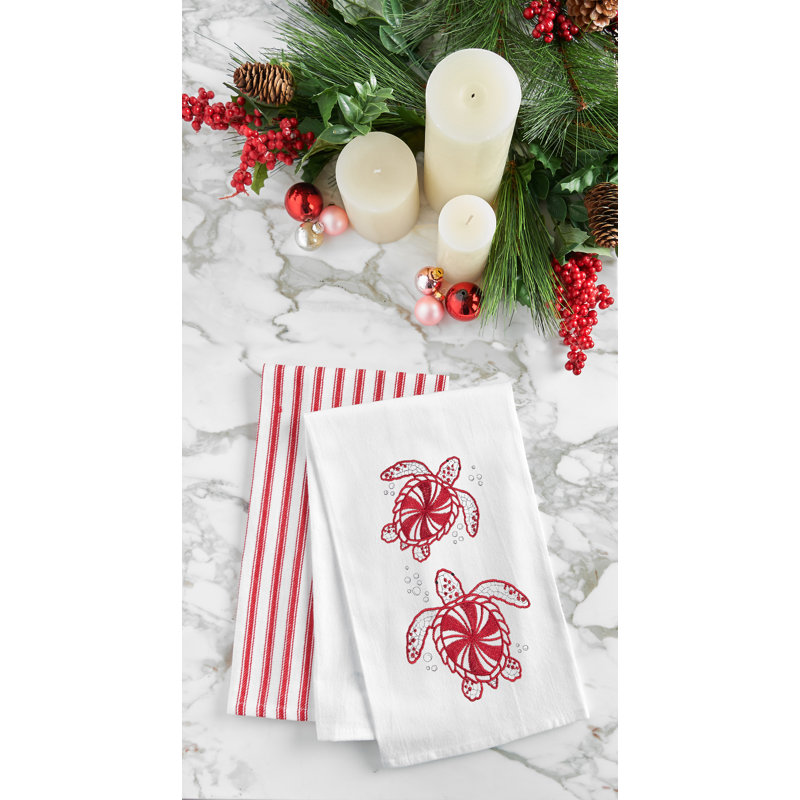Torchon de Noël 100% coton
