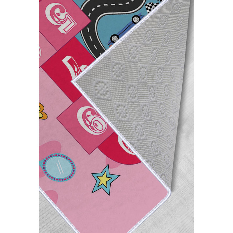 Tapis luxueux, 2,6 x 4,0 pi | 100% polyester, 650 g / m², hauteur des poils de 8 mm | Antibactérien, antidérapant sous la surface | Lavable à la machine et facile d'entretien | Parfait pour la décoration intérieure, le salon et la chambre à coucher