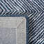 Tapis gris / ivoire en viscose / laine / coton touffeté à la main Kennison-80510070