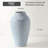 Modern Minimalist Blue Porcelain Vase, Leak-Resistant & Durable, Perfect For Fresh Or Dried Flowers, Ideal Gift For Weddings & Home Decor