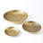 Linen Round Tray-Brass-Sm