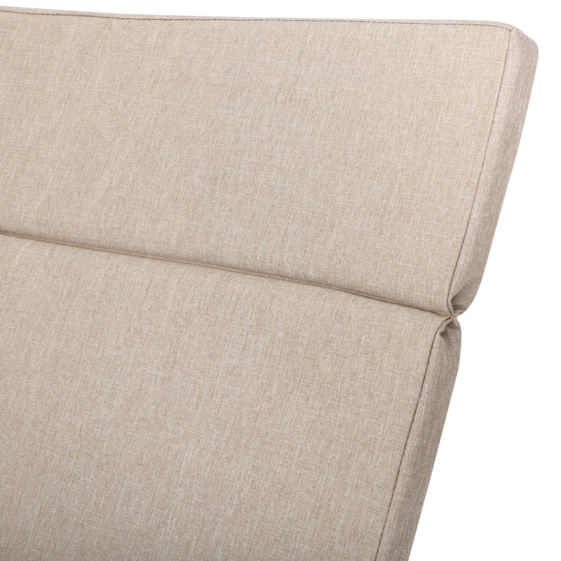 Coussin de dossier d'extérieur, 1, Beige texturé