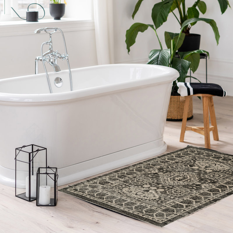Tapis beige / gris Shoshana, Rectangle 2 pi x 3 pi