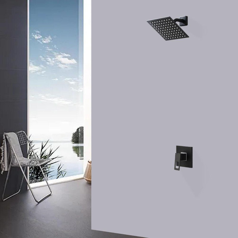 All-In-One Kit with Rough in-Valve, Matte Black