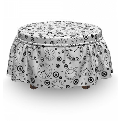 Box Cushion Ottoman Slipcover