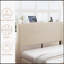 Grand lit plateforme en métal avec station de charge, pas de sommier requis, silencieux, facile à assembler, beige-209807375