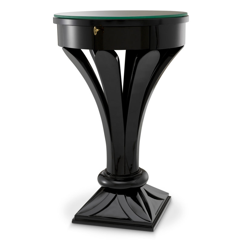 Aswan Glass End Table