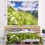 Tapisserie paysage de fleurs dans les montagnes-28488184