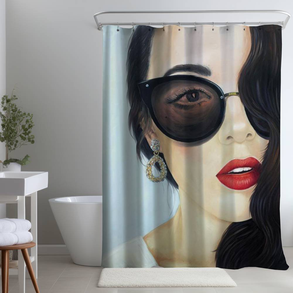 Afro Girl Shower Curtain - Wayfair Canada