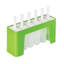 Tovolo Groovy 2 Pop Molds with Tray (Set of 6)