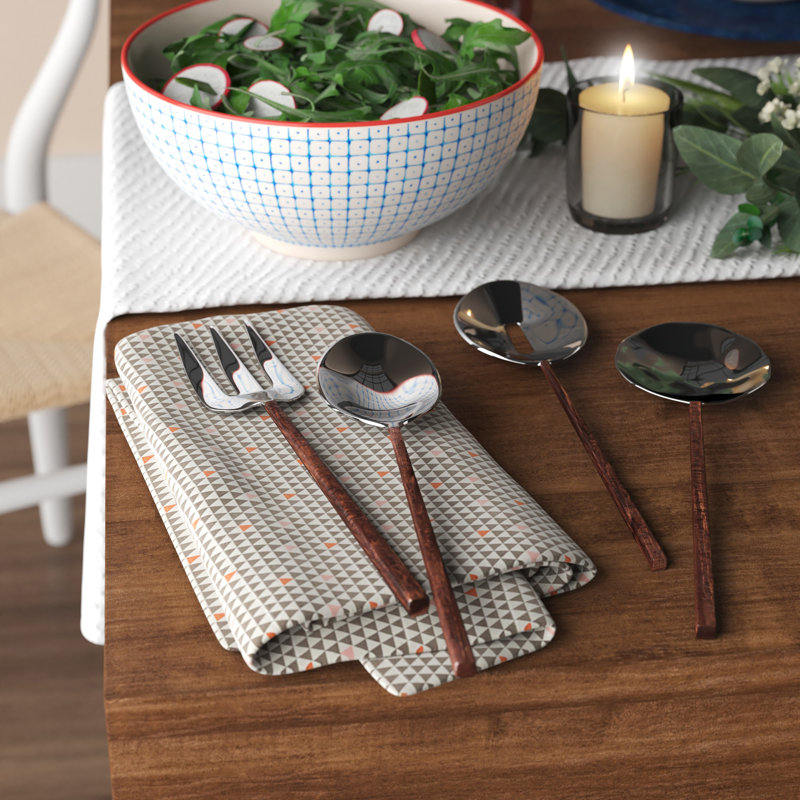 Ahrie 4 Piece Stainless Steel Cheese Serving Set
