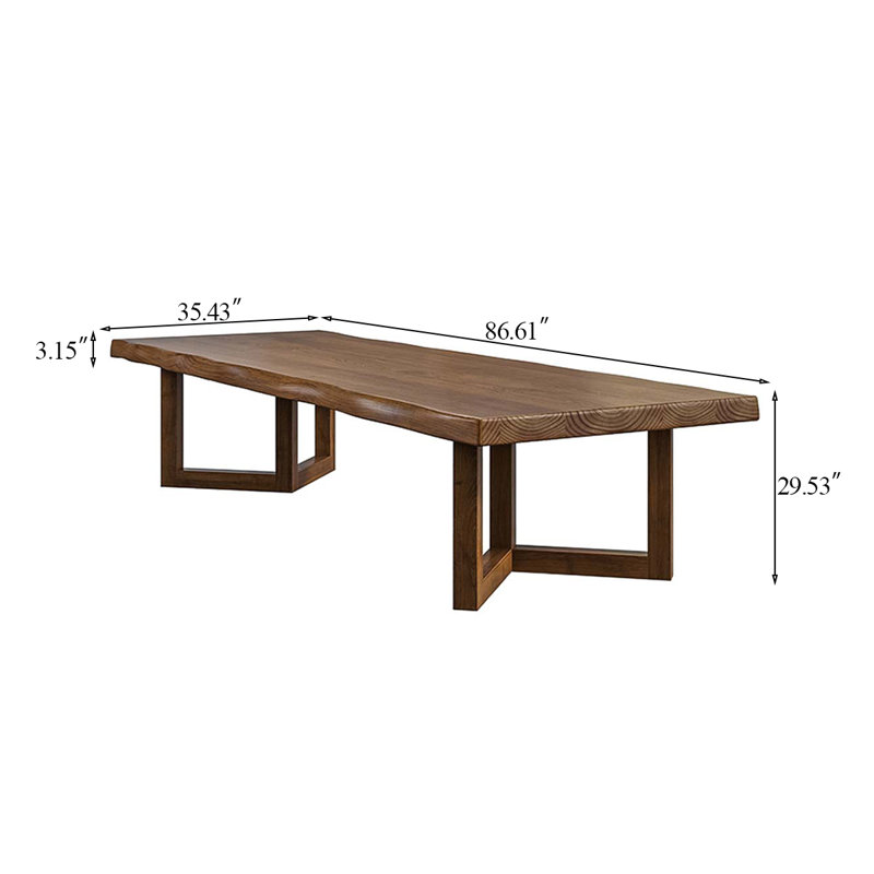 Table de conférence 86,61 po, H 29,53 po x L 86,61 po x l 35,43 po