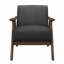 Chaise d'appoint rembourrée en tissu 1pc