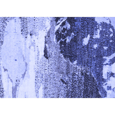 Tapis bleu / violet clair Hura