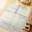 Hand Knotted Geometric Area Rug-209958486