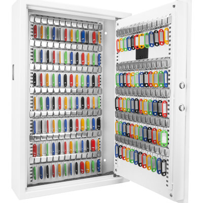 Spacious 144 Vault - Convenient Key Access And Storage Wall Safe With Slot Practical Organizer