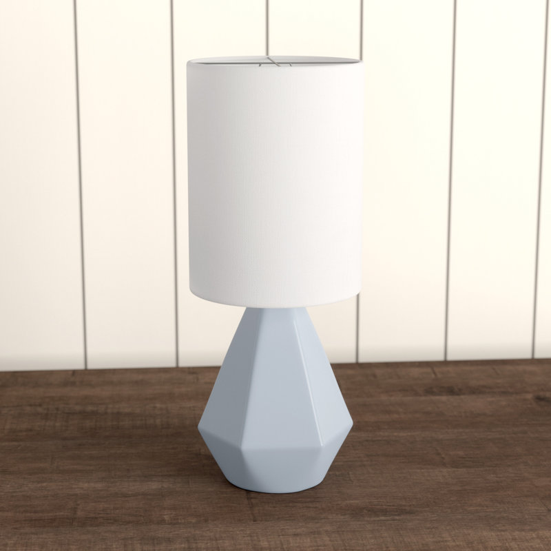 Lampe de table en céramique Bret, Gris