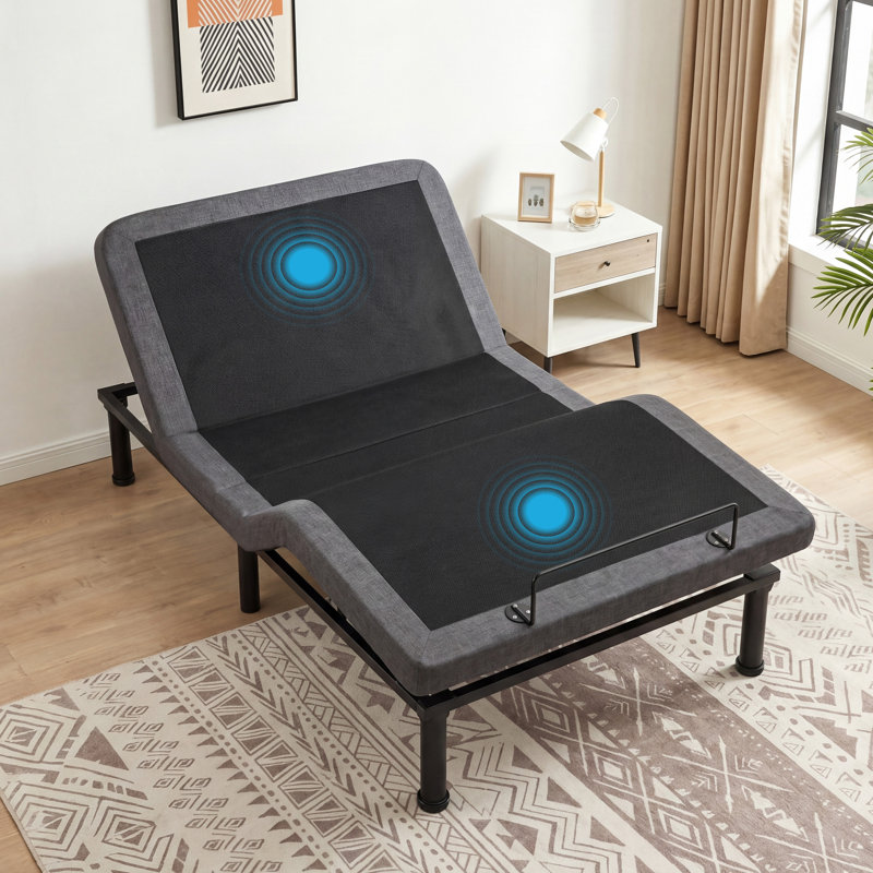 Structure de lit réglable avec zéro gravité et anti-ronflement, Twin XL