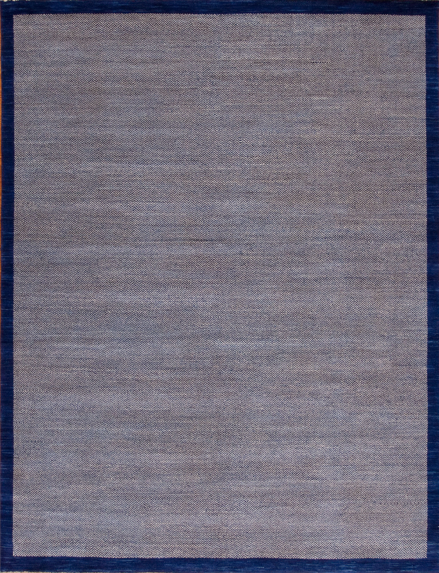 Hand Knotted Rug Texture Samad Rugs Textures Herringbone Hand Knotted Wool Gray Area Rug | Perigold