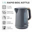 Tower Scandi 3kW 1.7L Kettle with Rapid Boil and Boil Dry Protection-46773760