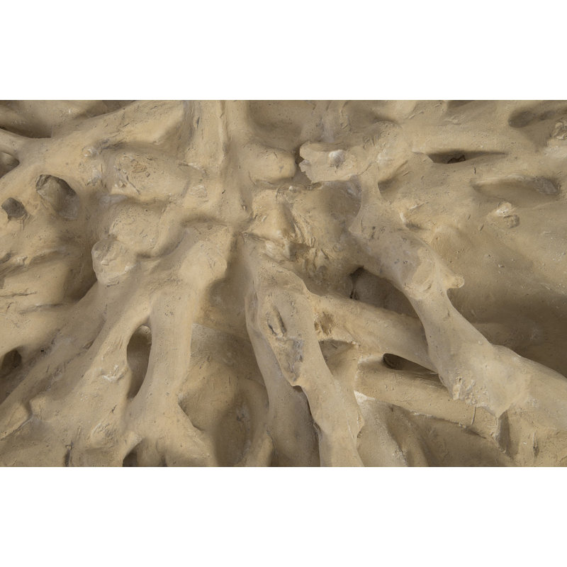Cast Naturals Abstract Coffee Table, 17" H x 48" L x 48" W 