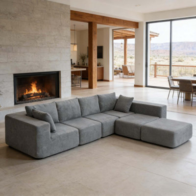 Canapé modulaire moderne sans assemblage