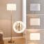 Carmeline 63.5" Traditional Adjustable Floor Lamp with Drum Lampshade-655720089